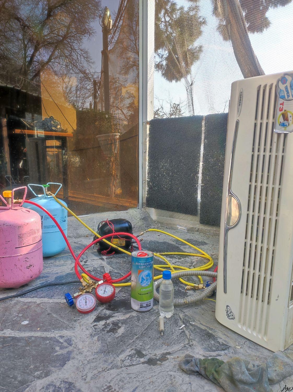 شارژ گاز یخچال فریزر و ساید بای ساید در محل ؛ آموزش 0 تا 100 نحوه شارژگاز یخچال در منزل