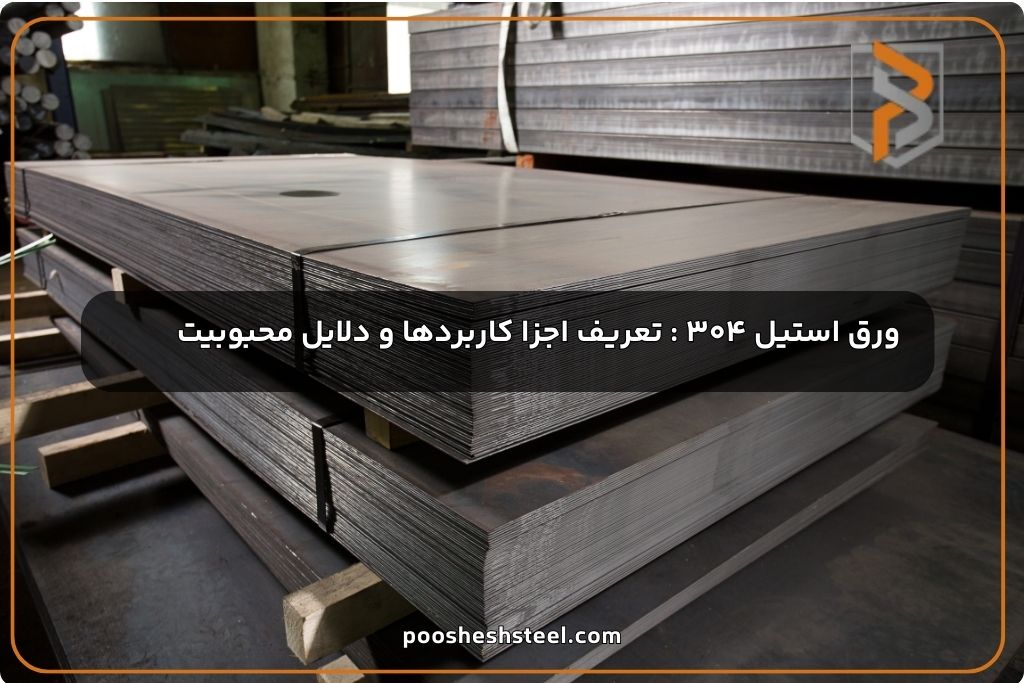 ورق استیل ۳۰۴ : تعریف اجزا کاربردها و دلایل محبوبیت