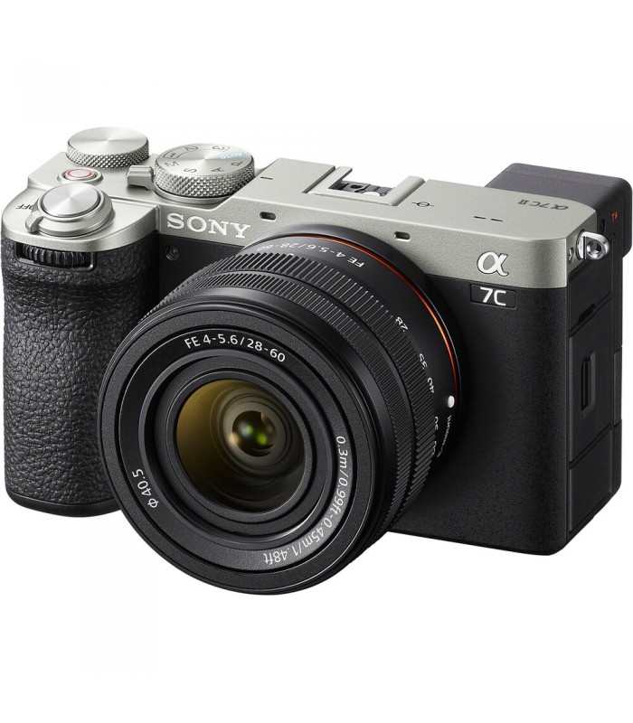 برسی دوربین بدون آینه سونی a7C II همرا با لنز FE 28-60mm f/4-5.6 - رنگ نقره ای