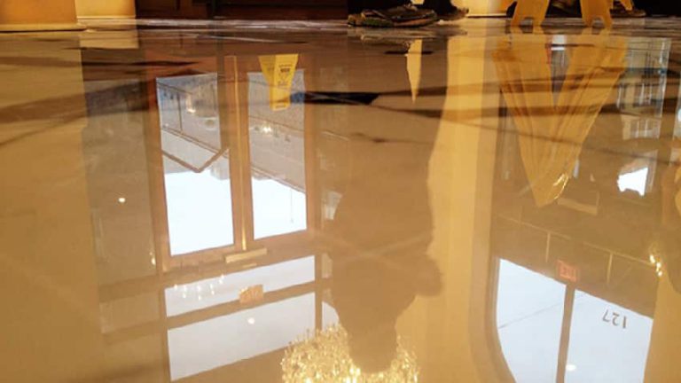 کفسابی سنگ سابی درخشش دوباره به سنگ کف خانه شما