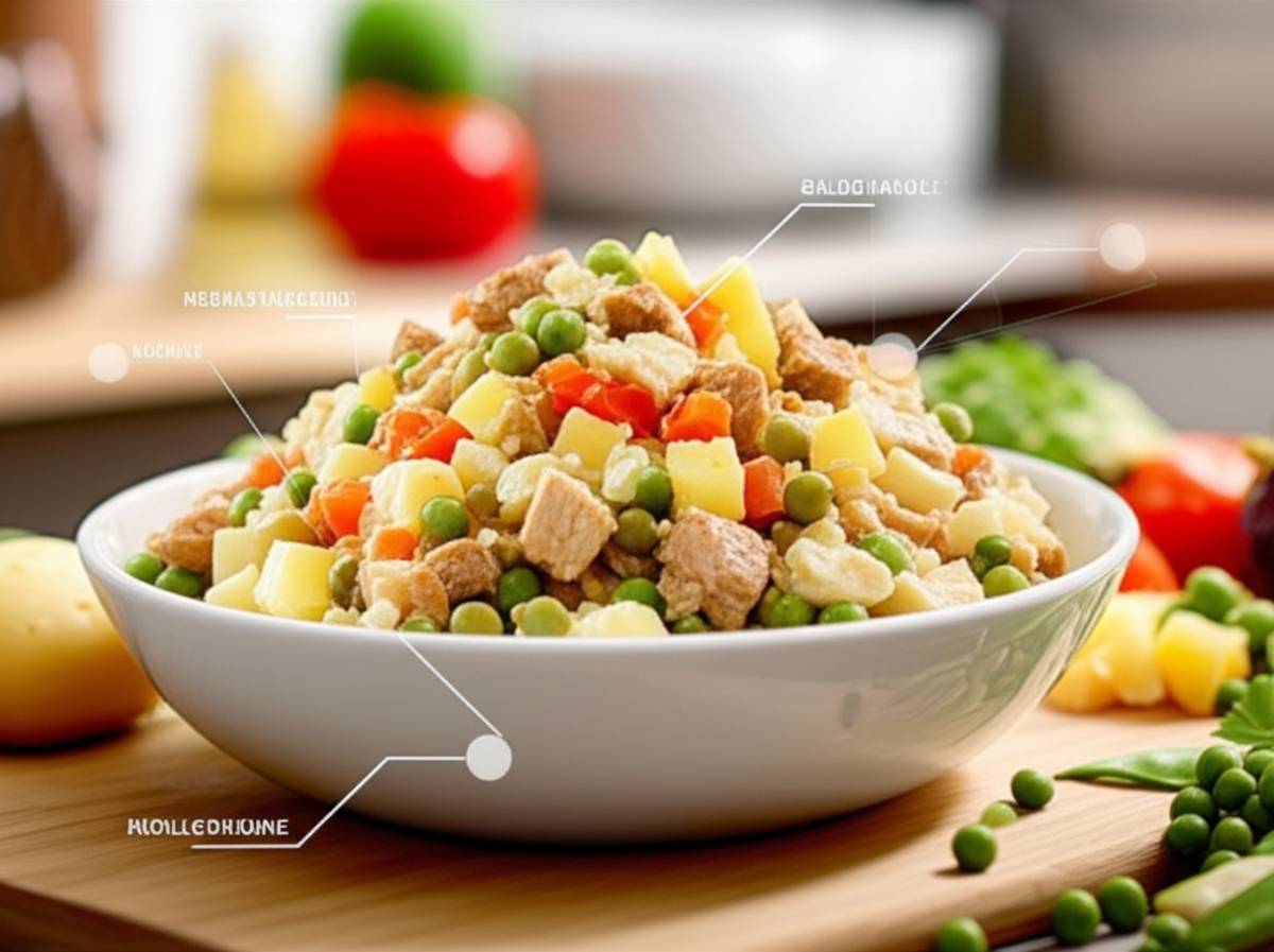 سالاد الویه | راهنمای کامل ارزش غذایی و کالری